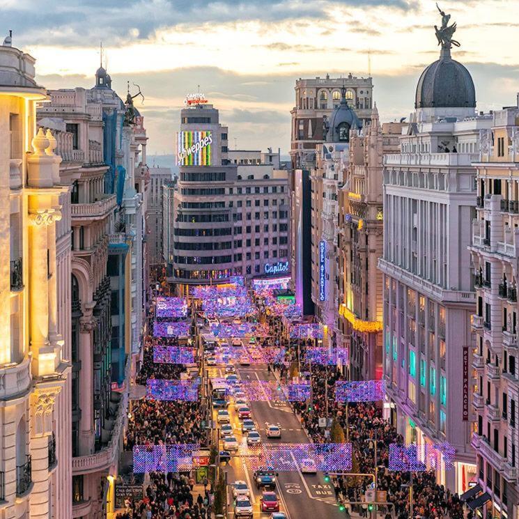 Lux Penthouse gran vía Hotel Madrid Buitenkant foto